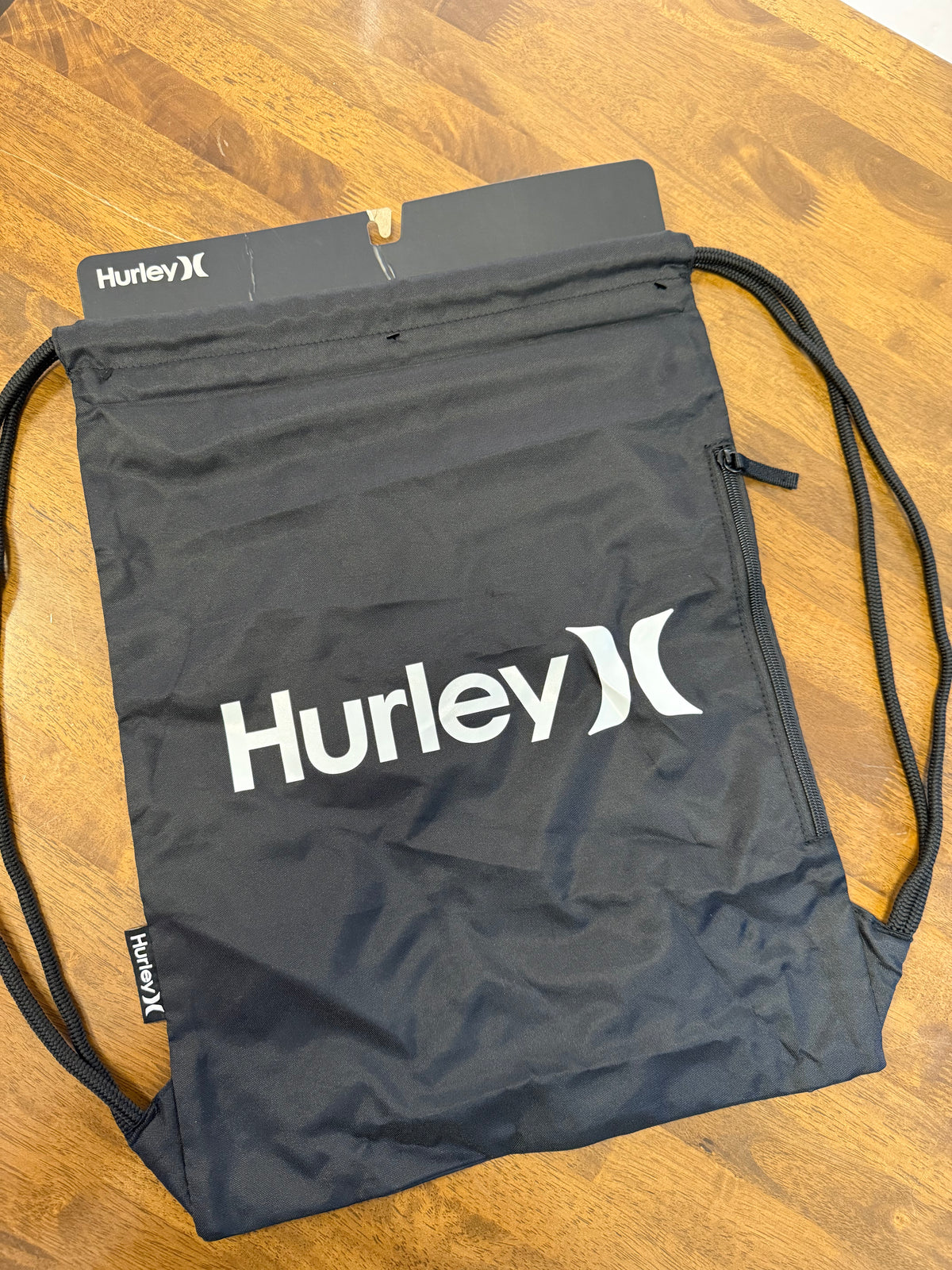 Hurley Drawstring Backpack – Black