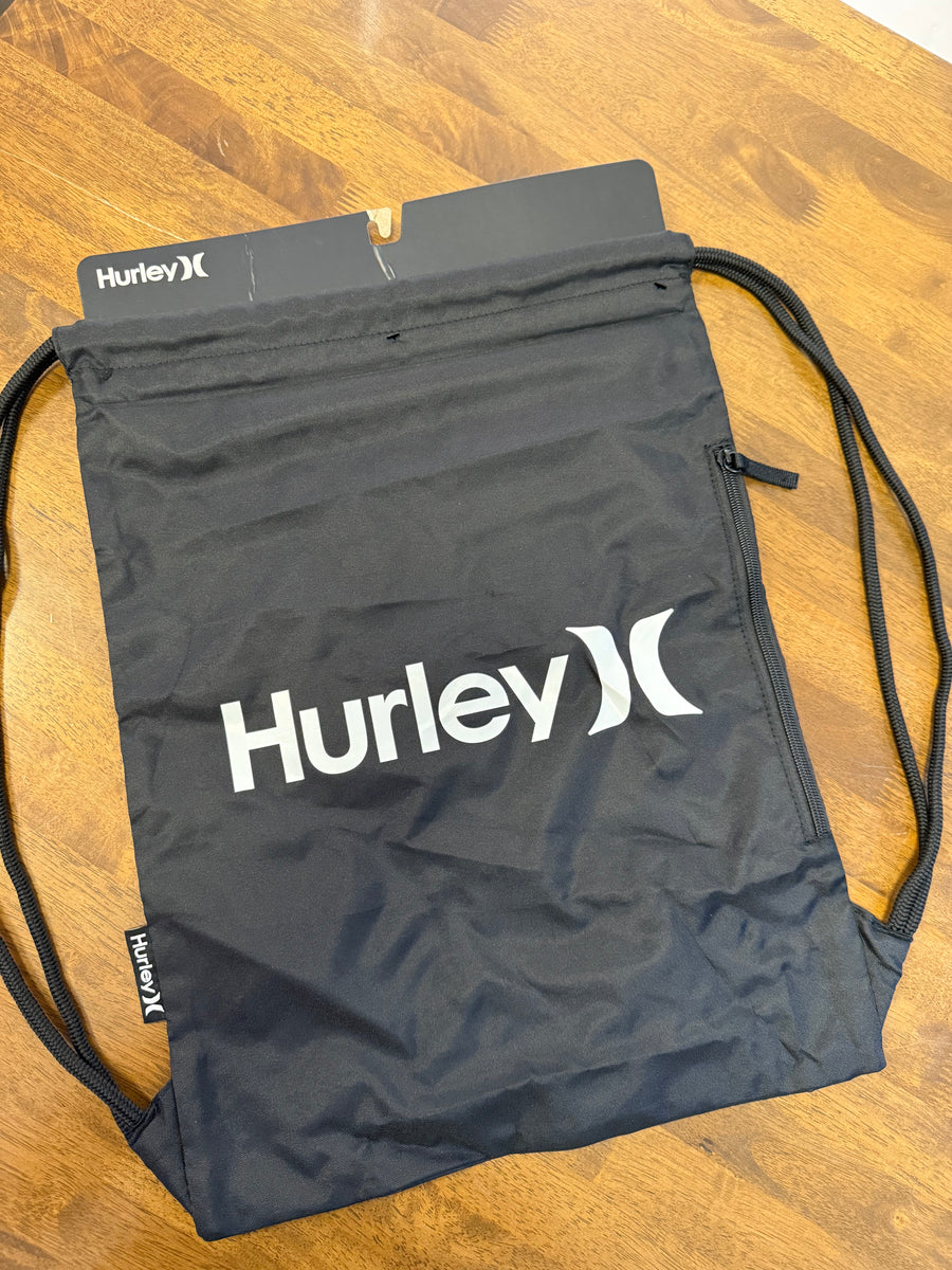 Hurley Drawstring Backpack – Black