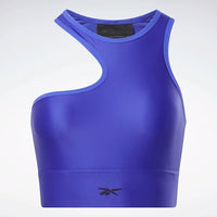 Reebok Cardi B One-Shoulder Crop Tank Top